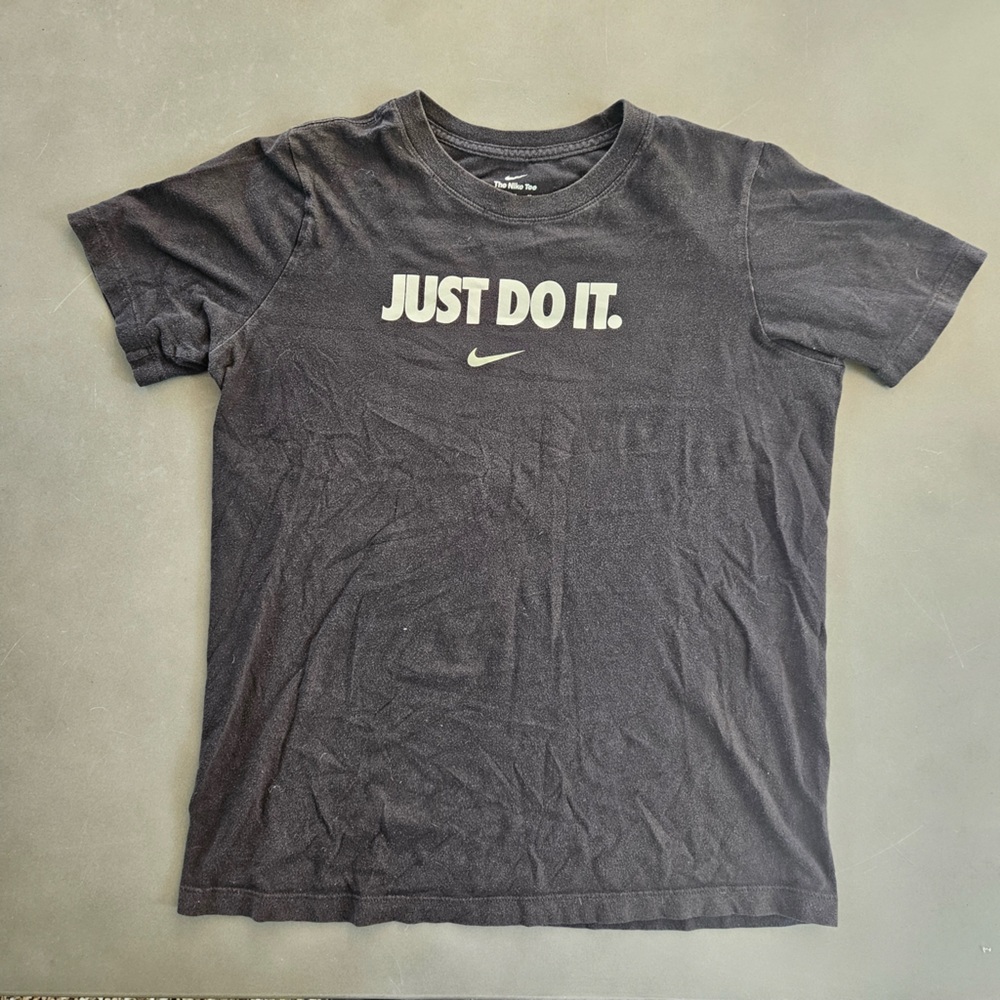 Nike Black 'Just Do It' Short Sleeve Tee